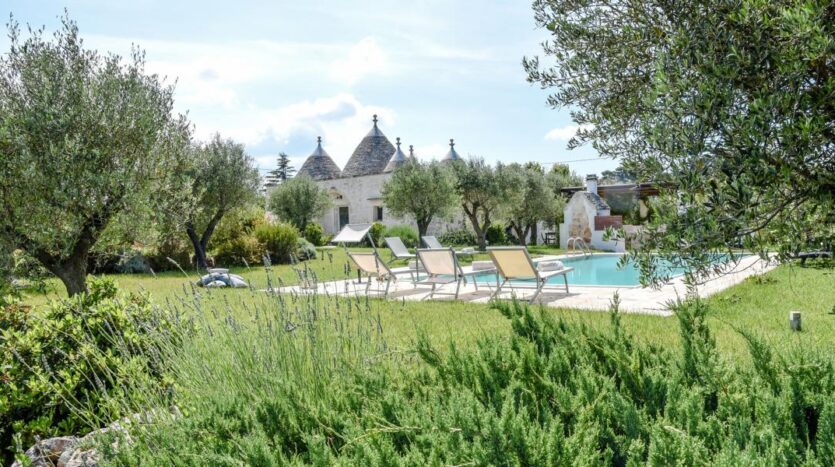 trulli with pool